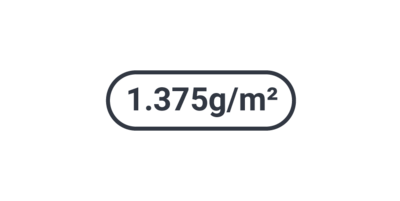 Icon Füllgewicht 1.375 g/m²