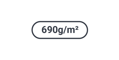 Icon Füllgewicht 690 g/m²