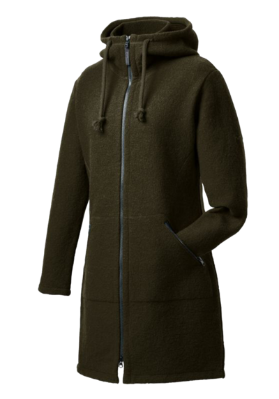 Mufflon Mantel Nika S19 Forest, Walkmantel